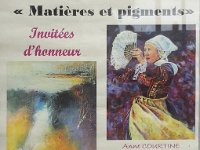 affiche Exposition "Matières et pigments"