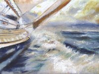 Oeuvres sélectionnées : En regate Ensuite l’oeuvre "Régate", était présentée, une peinture à l’huile sur toile 30X20cm, qui exprime la passion de l'artiste pour la mer et les bateaux. Il est...