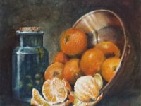 Oranges Huile sur toile, 33 x41 cm